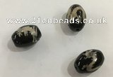DZI345 10*14mm drum tibetan agate dzi beads wholesale