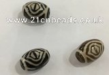 DZI348 10*14mm drum tibetan agate dzi beads wholesale