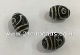 DZI349 10*14mm drum tibetan agate dzi beads wholesale