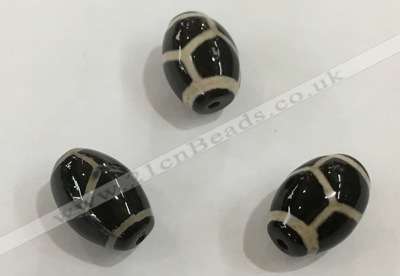 DZI350 10*14mm drum tibetan agate dzi beads wholesale