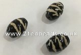 DZI356 10*14mm drum tibetan agate dzi beads wholesale