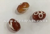 DZI369 10*14mm drum tibetan agate dzi beads wholesale