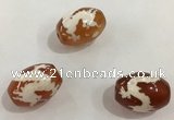 DZI371 10*14mm drum tibetan agate dzi beads wholesale