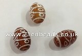 DZI374 10*14mm drum tibetan agate dzi beads wholesale