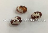 DZI390 10*14mm drum tibetan agate dzi beads wholesale