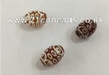 DZI396 10*14mm drum tibetan agate dzi beads wholesale