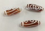 DZI423 10*28mm drum tibetan agate dzi beads wholesale