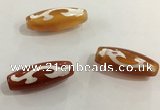 DZI425 10*28mm drum tibetan agate dzi beads wholesale