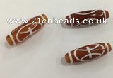 DZI432 10*30mm drum tibetan agate dzi beads wholesale