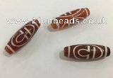 DZI435 10*30mm drum tibetan agate dzi beads wholesale