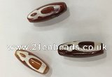 DZI446 10*30mm drum tibetan agate dzi beads wholesale