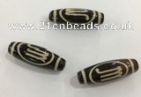 DZI464 10*30mm drum tibetan agate dzi beads wholesale