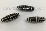 DZI472 10*30mm drum tibetan agate dzi beads wholesale