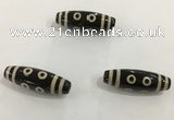 DZI485 10*30mm drum tibetan agate dzi beads wholesale