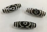 DZI487 10*30mm drum tibetan agate dzi beads wholesale