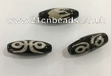 DZI493 10*30mm drum tibetan agate dzi beads wholesale