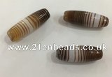 DZI531 10*28mm drum tibetan agate dzi beads wholesale