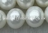 FWP104 15 inches 9mm - 10mm potato white freshwater pearl strands