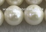 FWP117 15 inches 10mm - 11mm potato white freshwater pearl strands