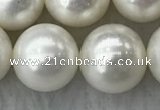 FWP126 15 inches 11mm - 12mm potato white freshwater pearl strands