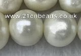 FWP132 15 inches 12mm - 13mm potato white freshwater pearl strands