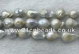 FWP362 15 inches 15mm - 18mm baroque freshwater nucleated pearl beads