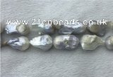 FWP364 15 inches 20mm - 22mm baroque freshwater nucleated pearl beads