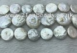 FWP381 15 inches 18mm - 20mm coin freshwater pearl beads