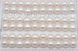 FWP461 half-drilled 8.5-9mm bread freshwater pearl beads