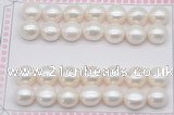 FWP468 half-drilled 12-12.5mm bread freshwater pearl beads