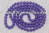 GMN08 Hand-knotted 8mm candy jade 108 beads mala necklaces