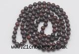 GMN133 Hand-knotted 6mm brecciated jasper 108 beads mala necklaces
