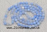 GMN411 Hand-knotted 8mm, 10mm banded agate 108 beads mala necklaces