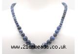 GMN7314 sodalite graduated beaded necklace & bracelet set