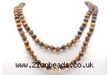 GMN8050 18 - 36 inches 8mm, 10mm grade AA yellow tiger eye 54, 108 beads mala necklaces