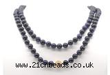 GMN8054 18 - 36 inches 8mm, 10mm purple tiger eye 54, 108 beads mala necklaces