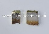 NGC1042 15*25mm – 25*30mm freeform citrine connectors wholesale