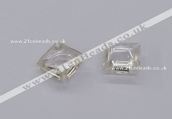 NGC1802 20*20mm diamond white crystal connectors wholesale