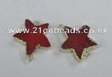 NGC294 24*26mm star agate gemstone connectors wholesale