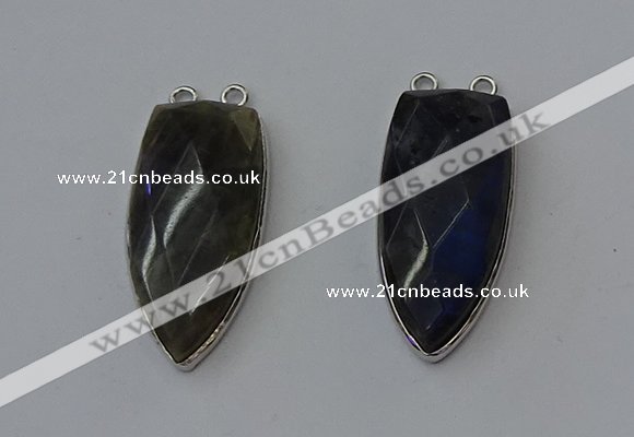 NGC5150 16*35mm - 18*40mm arrowhead labradorite connectors