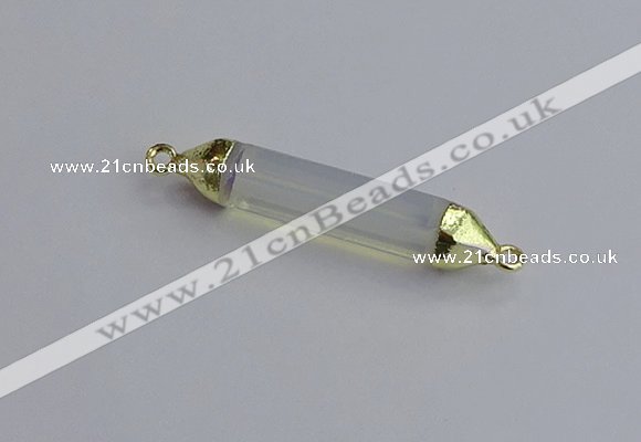 NGC5948 8*40mm tube opal connectors wholesale