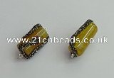 NGC6521 12*25mm tube agate gemstone connectors wholesale