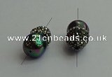 NGC6618 12*22mm - 13*20mm teardrop shell pearl connectors