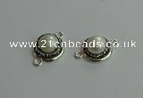 NGC6640 16mm coin pearl connectors wholesale