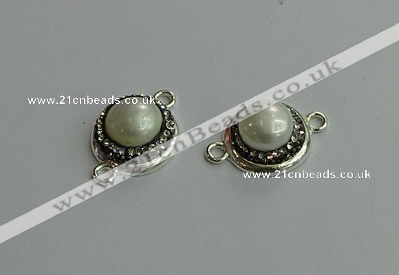 NGC6640 16mm coin pearl connectors wholesale