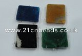 NGC67 45*55mm rectangle agate connectors wholesale