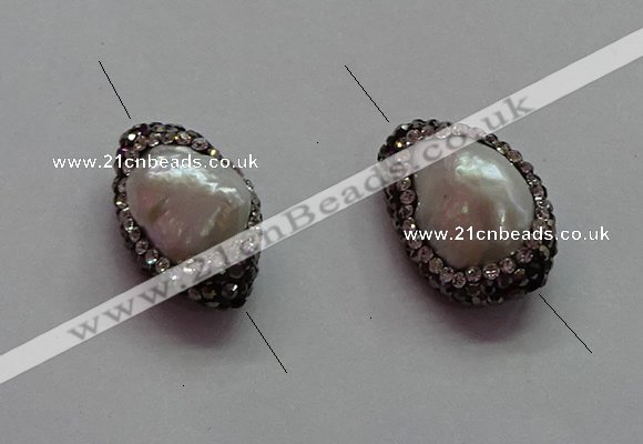 NGC7500 13*22mm - 15*24mm nuggets pearl connectors wholesale