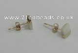 NGE150 5*6mm - 6*7mm freeform shell earrings wholesale