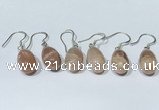 NGE412 10*14mm teardrop moonstone earrings wholesale