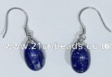 NGE421 10*14mm teardrop lapis lazuli earrings wholesale